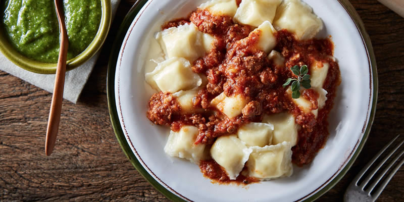 Los ravioles son un clásico de las pastas en los días domingos en Lomas de Zamora